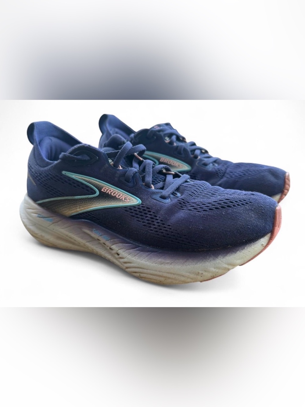 Brooks Glycerin 22 Women’s Running Shoes Size 8 Blue Road Sneaker Cushioned